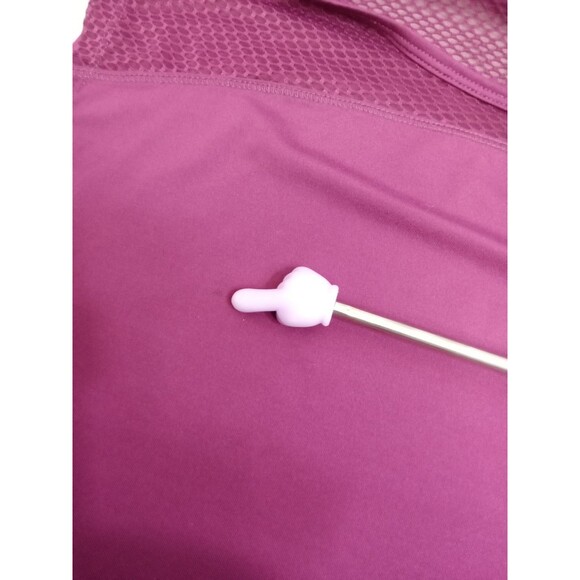 Unbranded Womens‎ Medium Purple Workout Wicking Material Netting Sleeveless - Picture 10 of 11